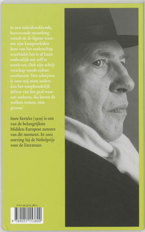 Kaddisj Voor Een Niet Geboren Kind achterkant