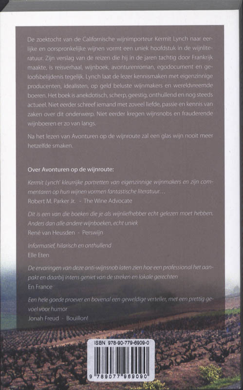 Avonturen Op De Wijnroute / Druk Heruitgave achterkant