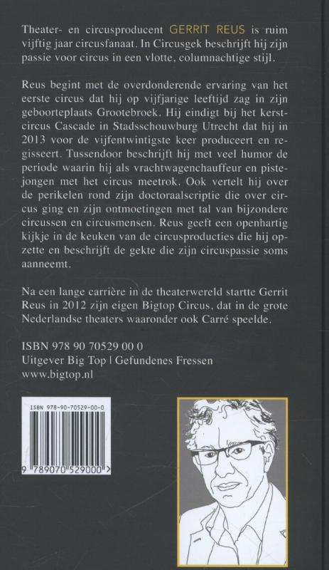 Circusgek achterkant