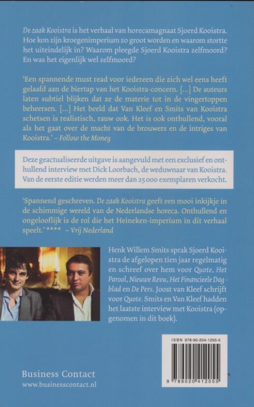 De zaak Kooistra achterkant