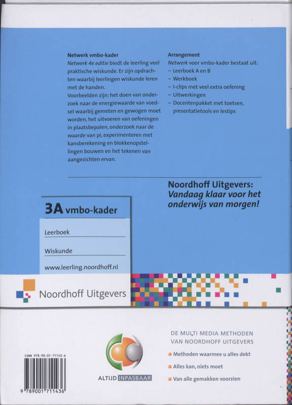 Netwerk vmbo -kader     / 3a achterkant