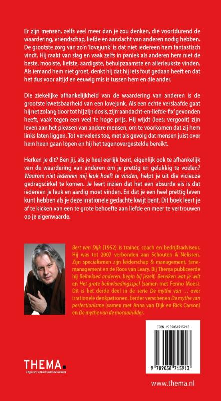 Waarom niet iedereen mij leuk hoeft te vinden / De mythe van / 3 achterkant