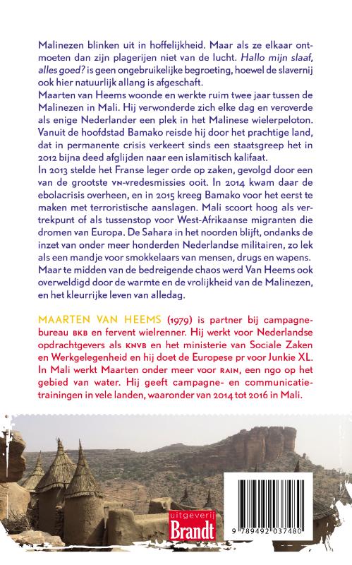 Hallo mijn slaaf, alles goed? achterkant