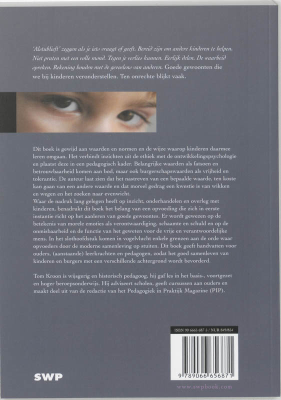 De morele intuitie van kinderen achterkant