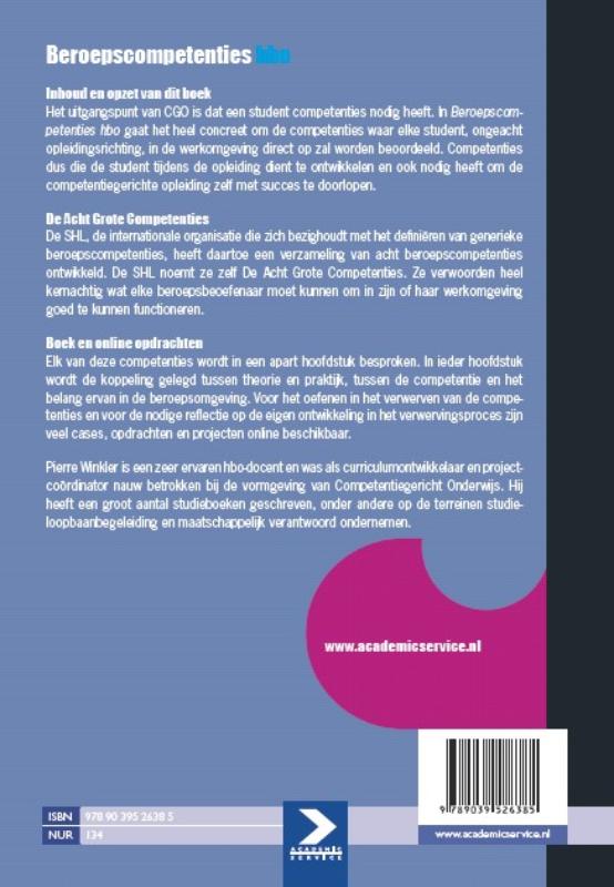 Beroepscompetenties HBO achterkant