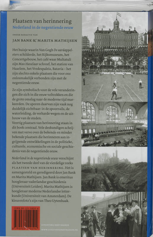 Nederland in de negentiende eeuw / Plaatsen van herinnering achterkant