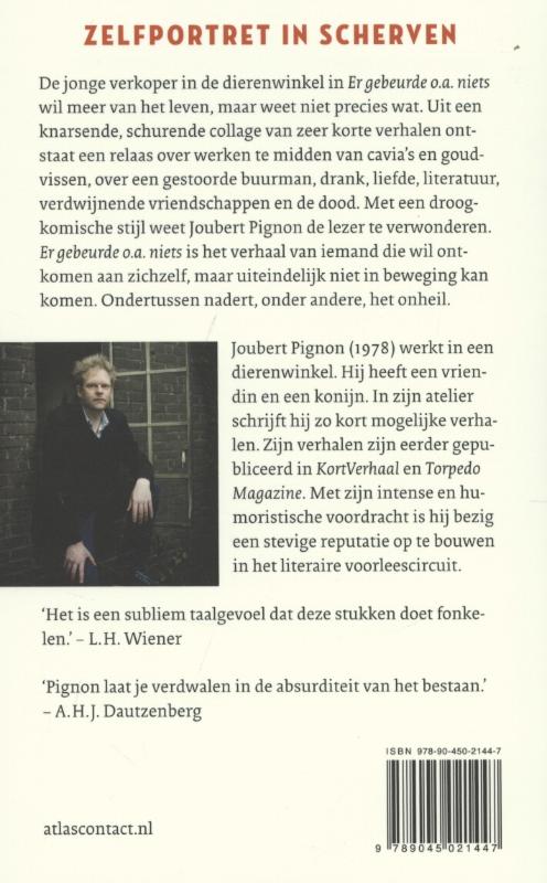 Er gebeurde o.a. niets achterkant