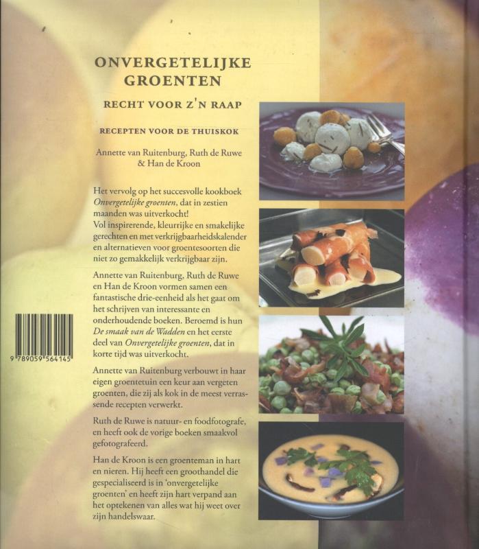 Onvergetelijke groenten recht voor z'n raap achterkant