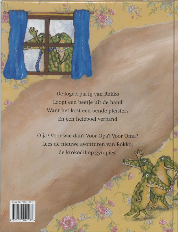 Logeren bij opa en oma / Rokko achterkant