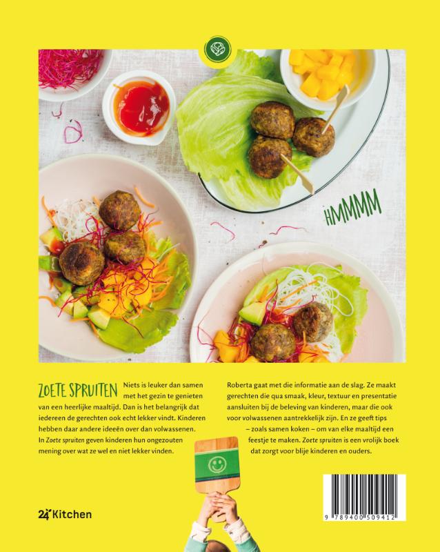 Zoete spruiten achterkant