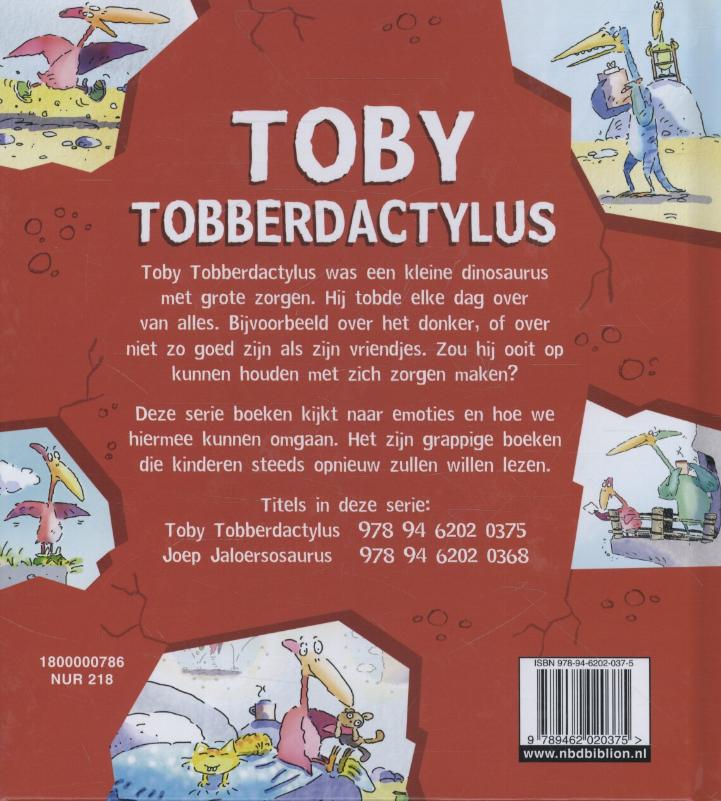Toby Tobberdactylus / Dino's hebben ook gevoelens / 2 achterkant