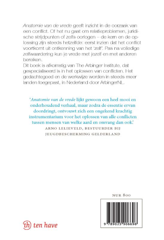 Anatomie van de vrede achterkant