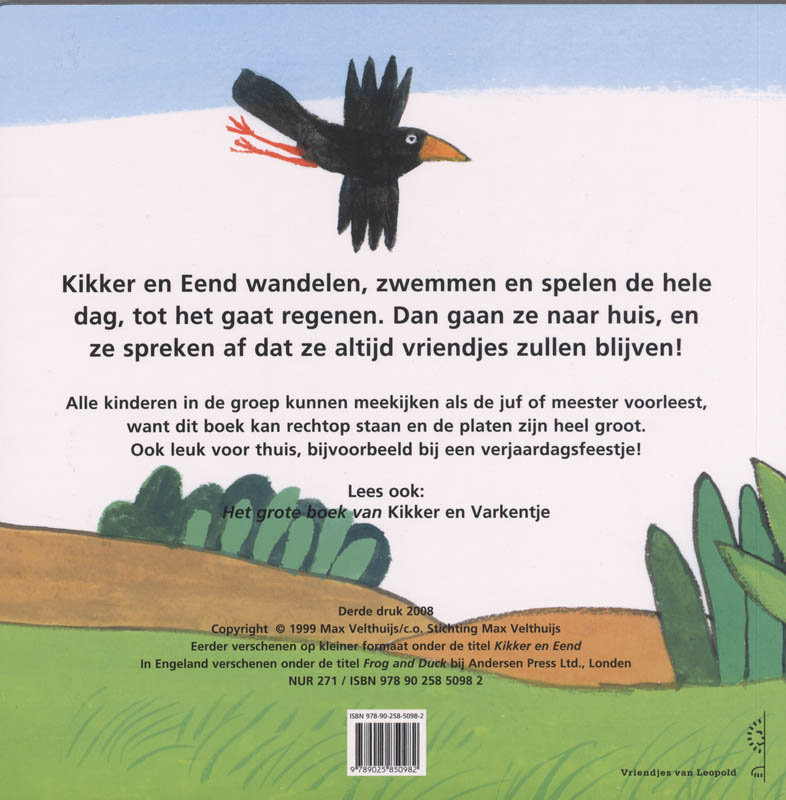Het grote boek van Kikker en Eend achterkant