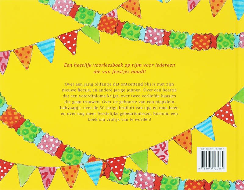 Het Hiep Hiep Hoera-Boek Voor Peuters En Kleuters achterkant