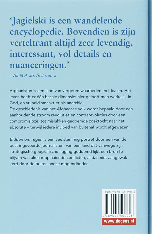 Bidden Om Regen achterkant