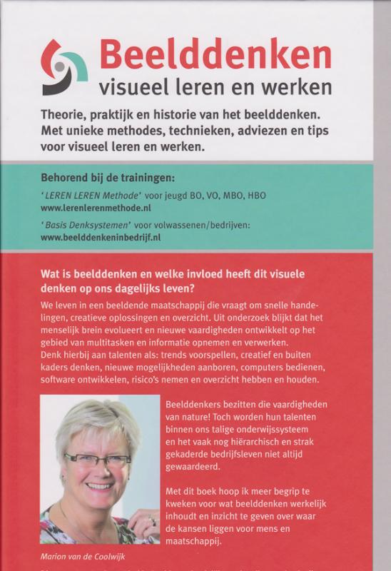 Beelddenken, visueel leren en werken achterkant