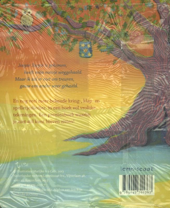 Joepie Joepie kartonboekje met cd achterkant