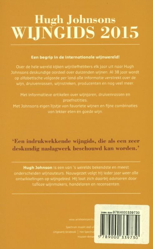 Hugh Johnsons wijngids 2015 achterkant