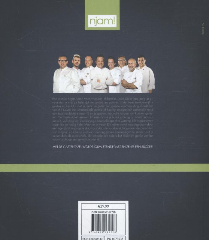 De gastentafel achterkant