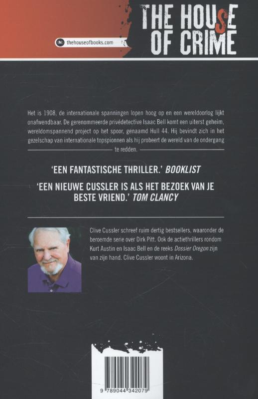 De spion / Isaac Bell-avonturen achterkant