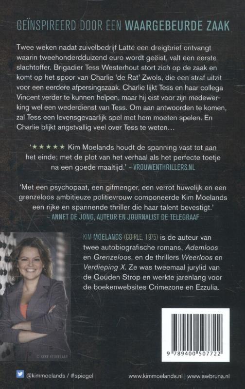 De vrouw in de spiegel achterkant