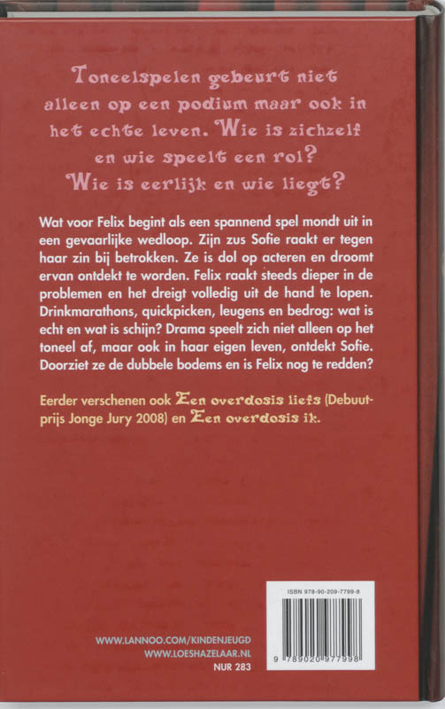 Een overdosis drama achterkant