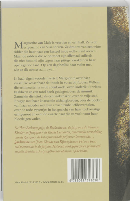 Jonkvrouw achterkant