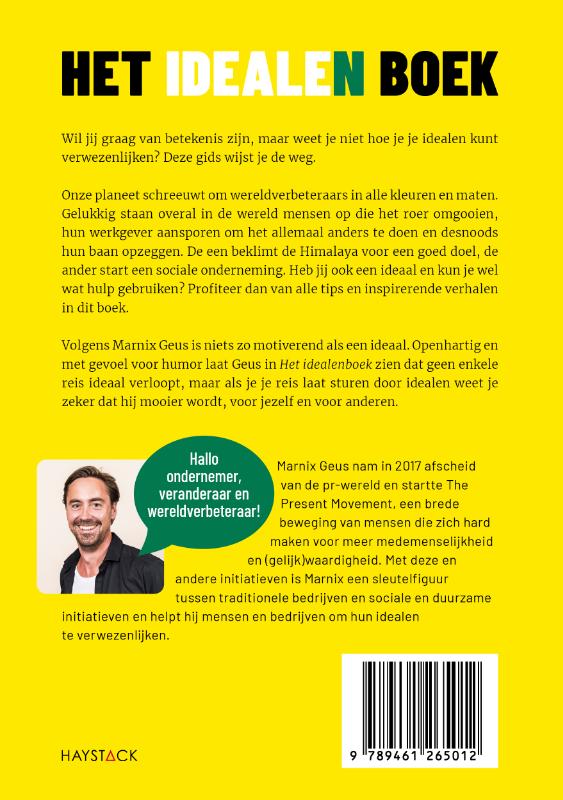 Het idealenboek achterkant