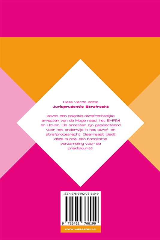 Jurisprudentie Strafrecht 2018 achterkant