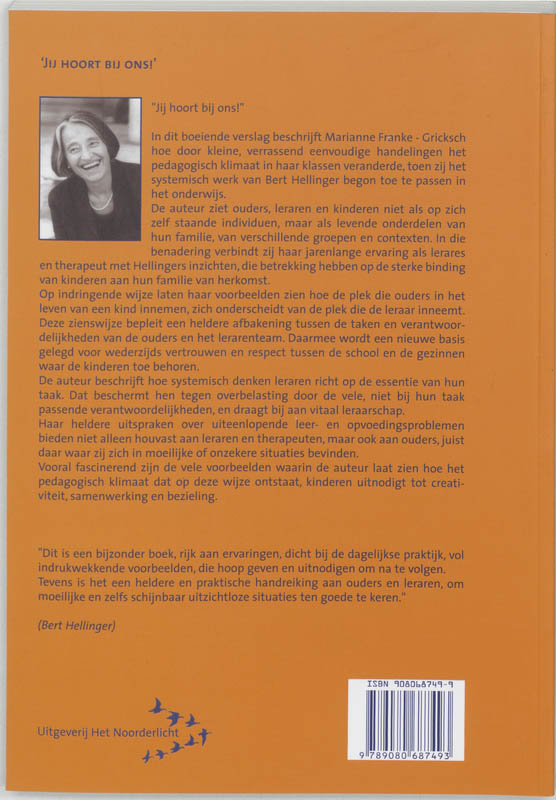 Je hoort bij ons achterkant