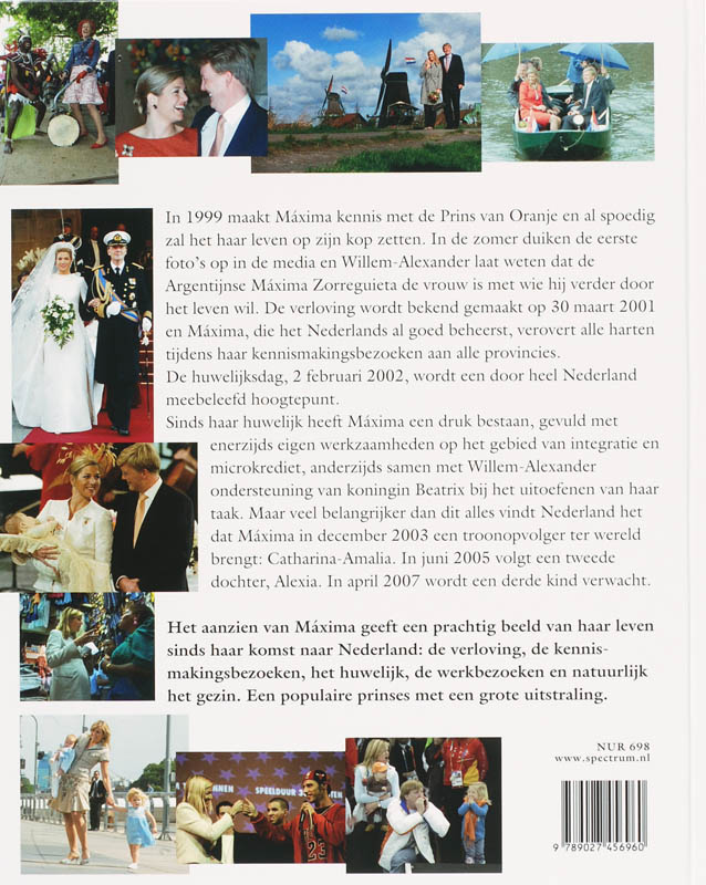 Het Aanzien Van Maxima  5 Jaar Prinses achterkant