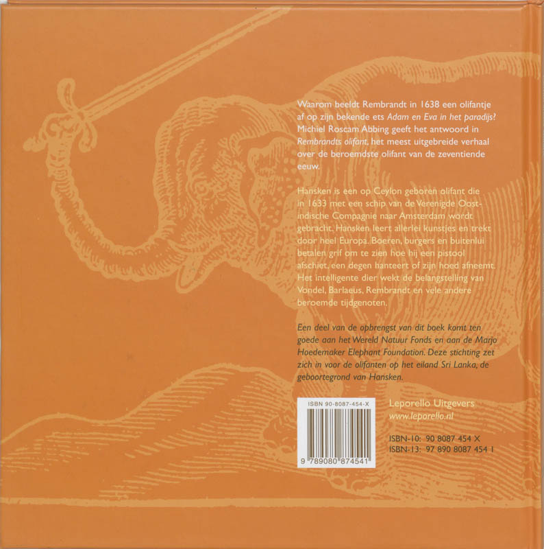 Rembrandts Olifant achterkant