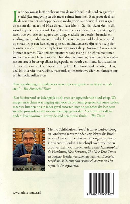 Darwin in de stad achterkant