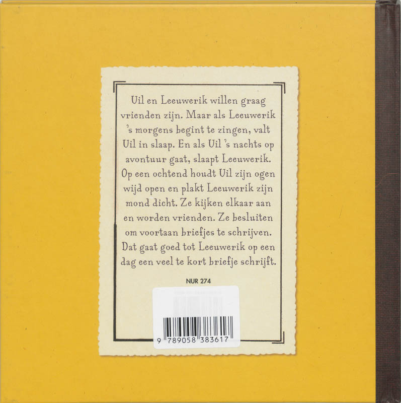 Uil plus Leeuwerik achterkant