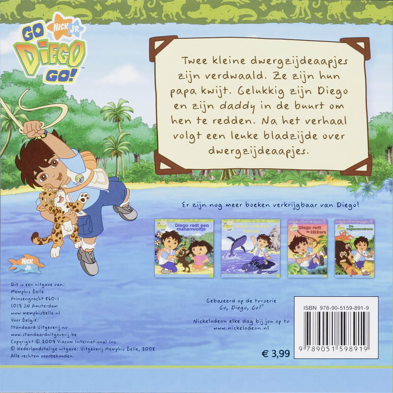 Diego / Dwergzijdeaapjes in nood / Diego / 3 achterkant