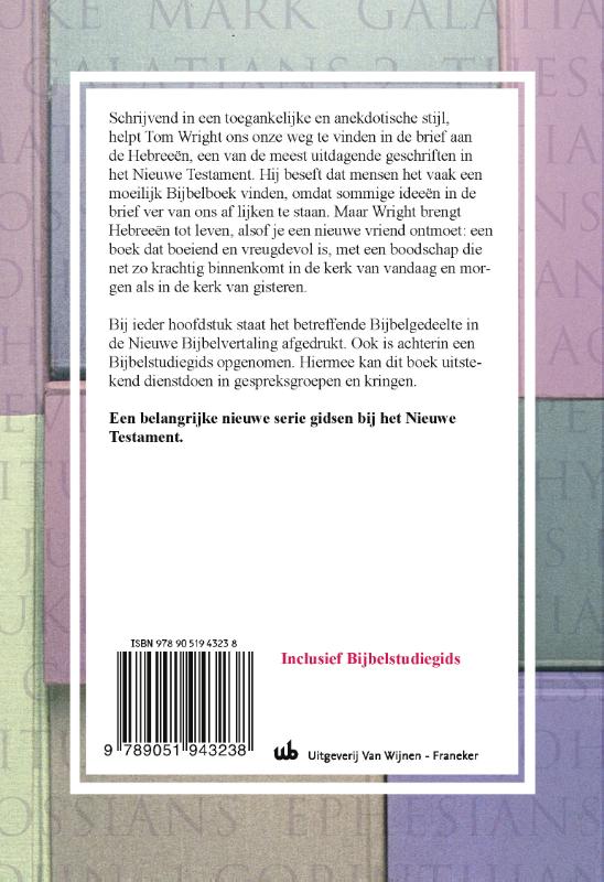 Hebreeën voor iedereen achterkant