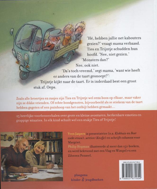 Ties en Trijntje / Ploegsma kinder- & jeugdboeken achterkant