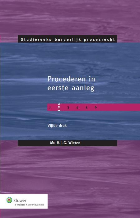 Procederen in eerste aanleg / Studiereeks burgerlijk procesrecht