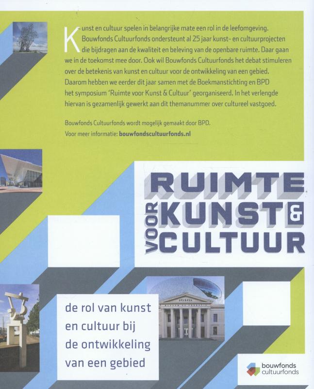 Boekman 101 -   Cultuur als aanjager van gebiedsontwikkeling achterkant