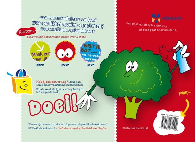 Waarom zijn bananen krom? achterkant