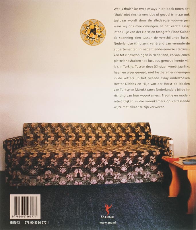 Turkse en Marokkaanse Nederlanders thuis / Meertens Nieuwjaarsuitgaven achterkant