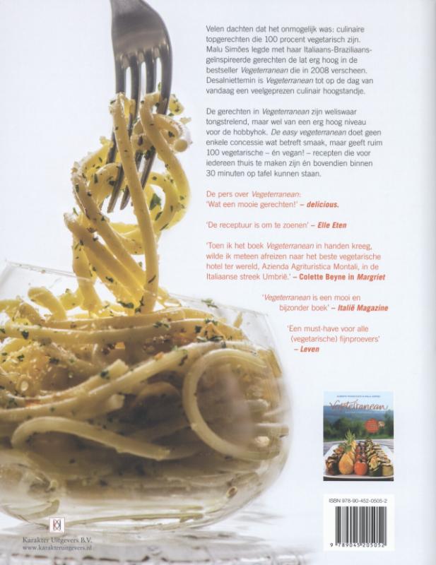 De easy vegeterranean achterkant