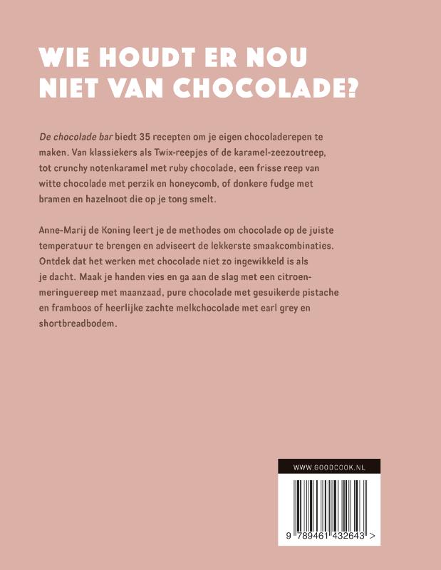 De chocolade bar achterkant