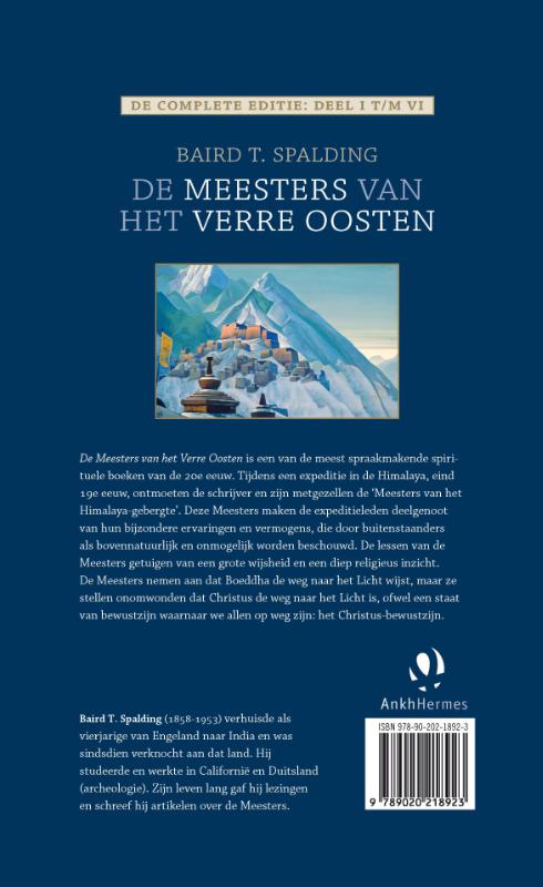 AnkhHermes Klassiekers - De Meesters van het Verre Oosten achterkant