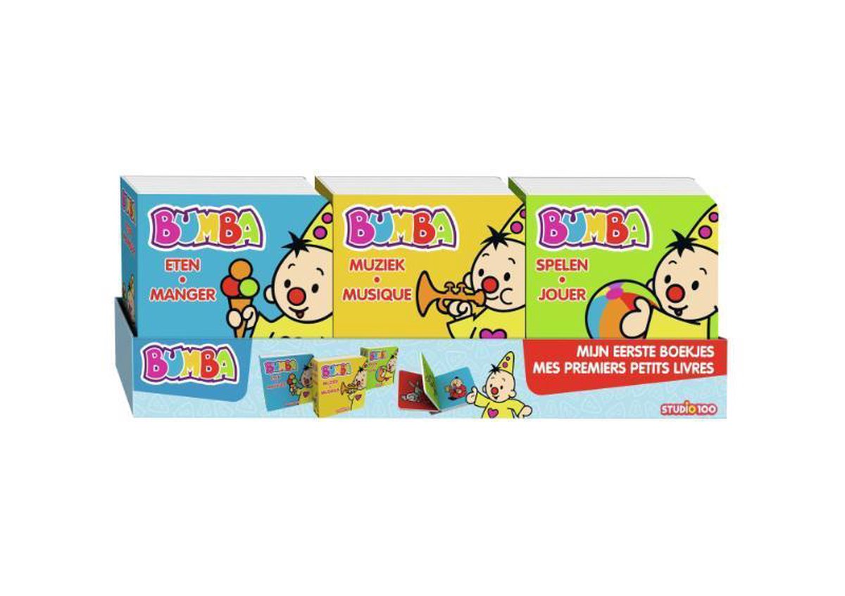 Bumba : set mini kartonboekjes - Mijn eerste boekjes (2-talig)