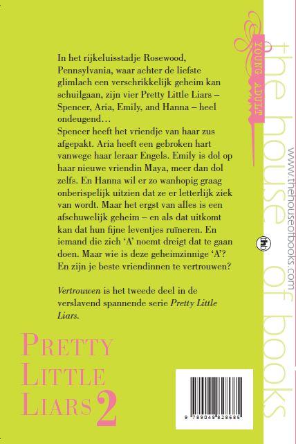Vertrouwen / Pretty little liars / 2 achterkant