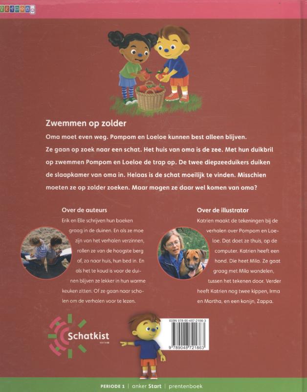 Schatkist  -  Zwemmen op zolder periode 1, start achterkant