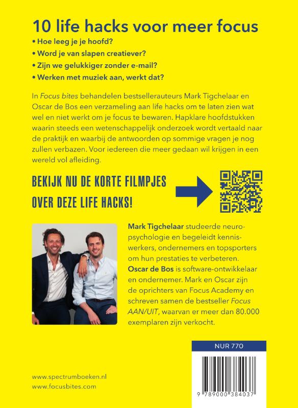 Focus bites achterkant