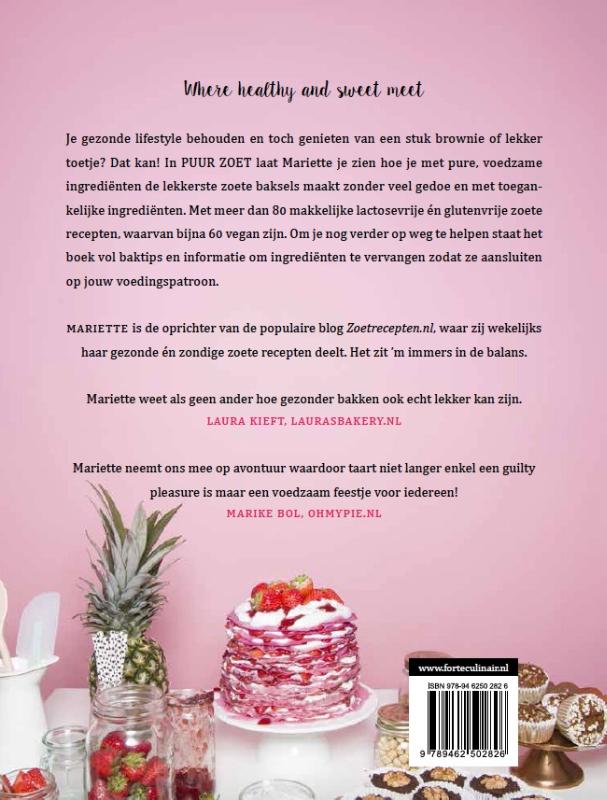 Puur zoet achterkant