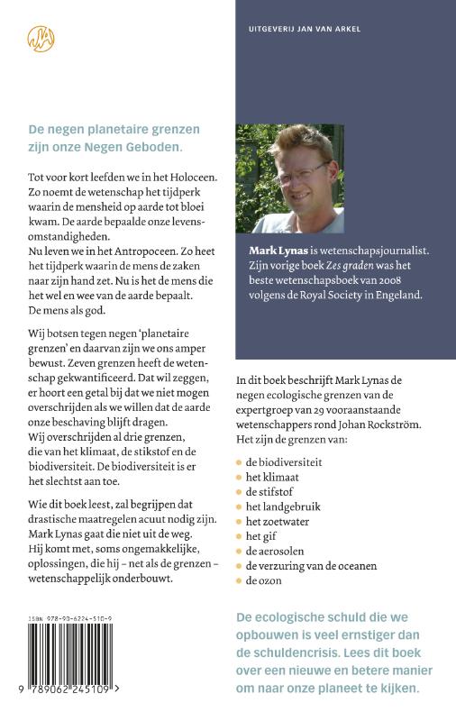 De mens als god achterkant